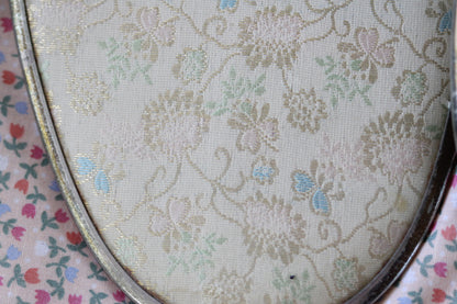 Antique Floral Patel Brocade Vanity Set