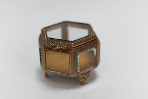 Antique Hexagon Jewelry Box