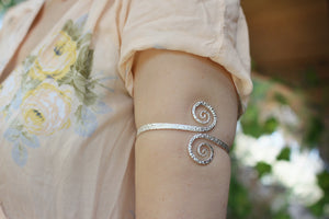 Spiraling Dreams Hammered Arm Band