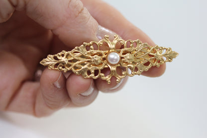 Medium Marquise Barrette