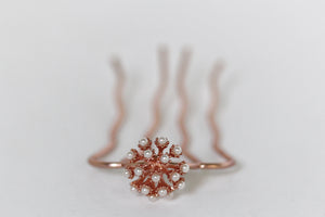 Dandelion Pearls Cluster Hair Prong