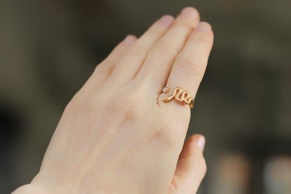 Preorder * Snake Crystal Ring