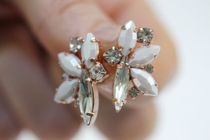 Preorder* Steph Pearls & Crystals Clusters Earrings