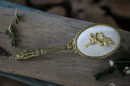 Antique Sunflower Hair Brush