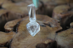 Antique Crystal Glass Perfume Bottle