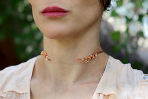 Cherry Blossom / Sakura Branch Floral Choker