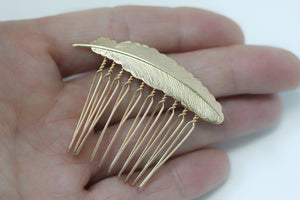 Preorder * Small Feather Hair Comb