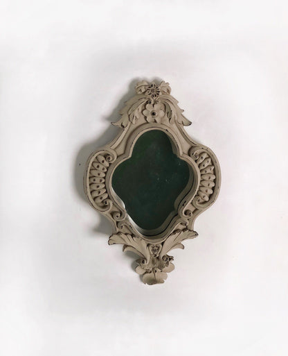 Florentine White Hanging Mirror