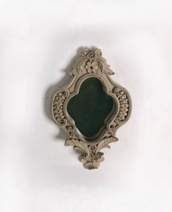 Florentine White Hanging Mirror