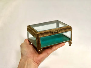 Antique Turquoise Jewelry Box