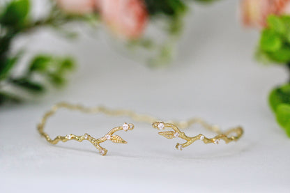 Rustic Branch w/ Crystals Choker