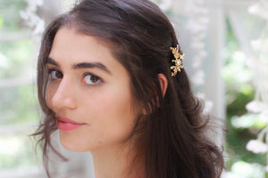 Spring Blossom Floral Hair Prong