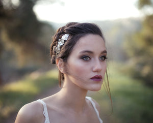 Preorder* Jillian Floral Asymmetrical Goddess Crown