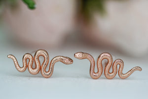 Tiny Snakes Stud Earrings