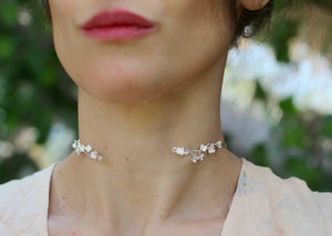 Cherry Blossom / Sakura Branch Floral Choker