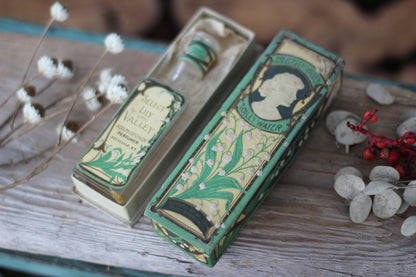 Antique Floral Lily of the Valley Perfume Bottle