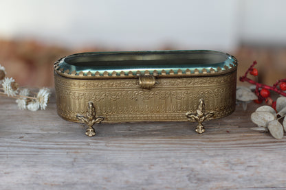 Antique Rare French Victorian Jewelry Box