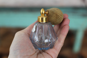 Antique Light Blue Perfume Bottle