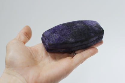 Antique Purple Velvet Bracelet Display Box