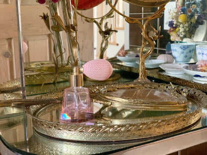 Antique Pink Perfume Bottle