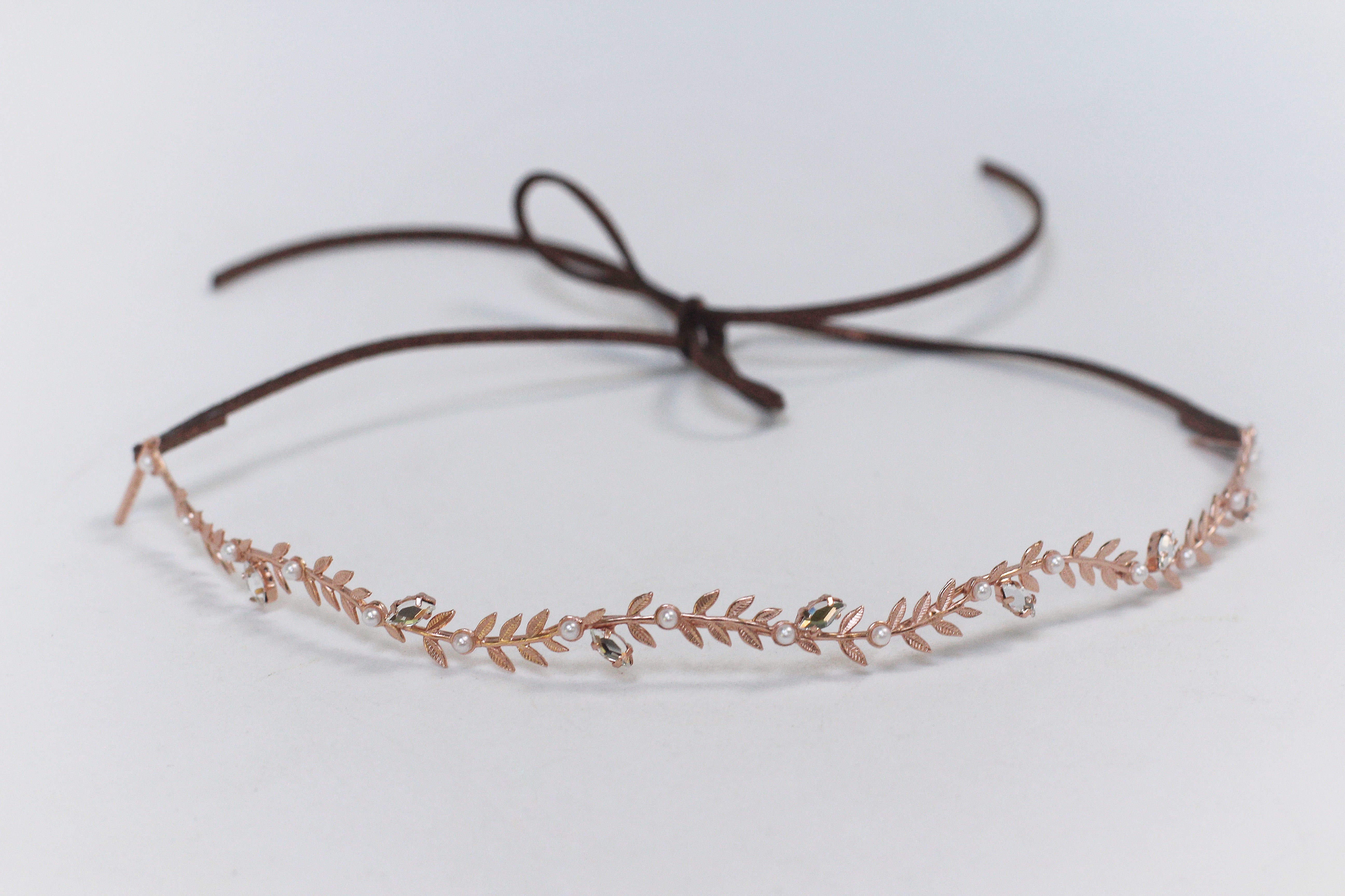 Preorder*** Juliette Leaves, Pearls & Crystals Wreath