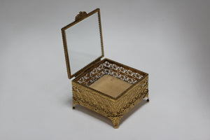 Antique Square Jewelry Box