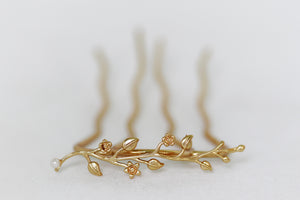 Preorder *** Enchanted Garden Floral Hair Prong