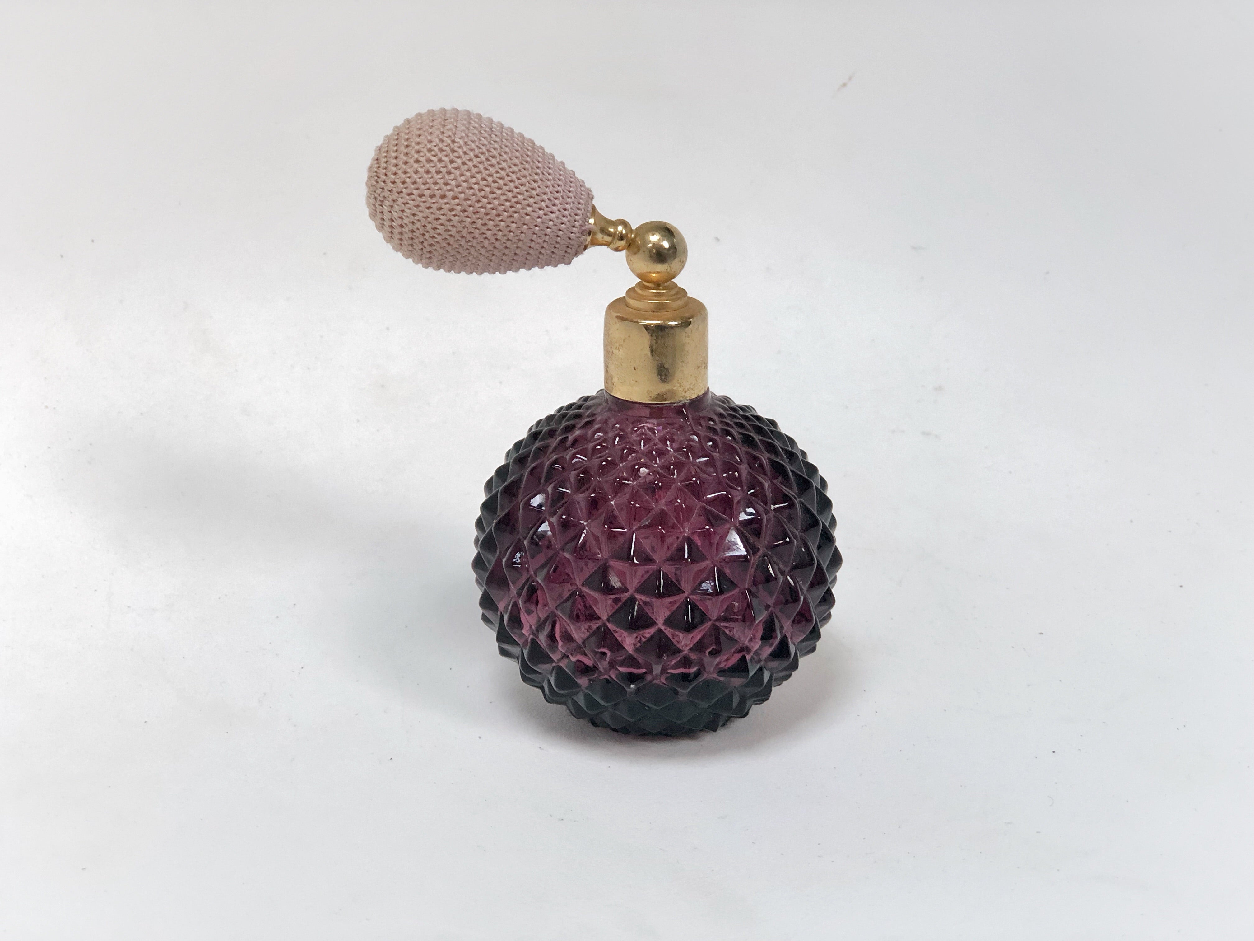 Vintage Purple Perfume Bottle