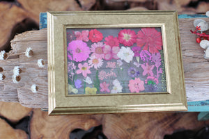 Pressed Flowers Framed Collage