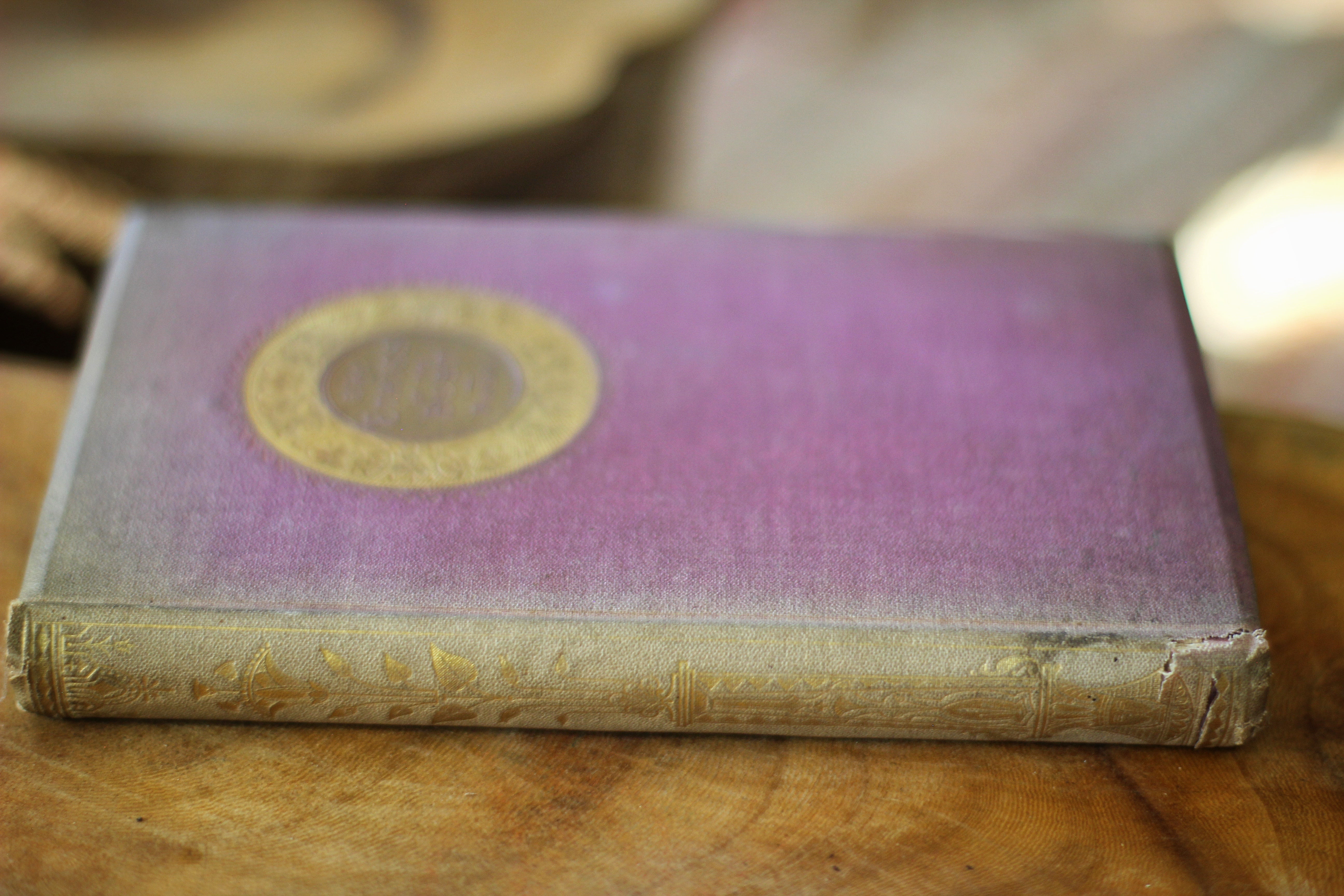 Antique Victorian Pink Book - The Ethics of the Dust By John Ruskin | 1866