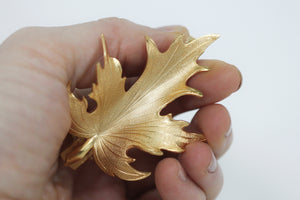 Preorder* Large Fig Leaf Hair Clip