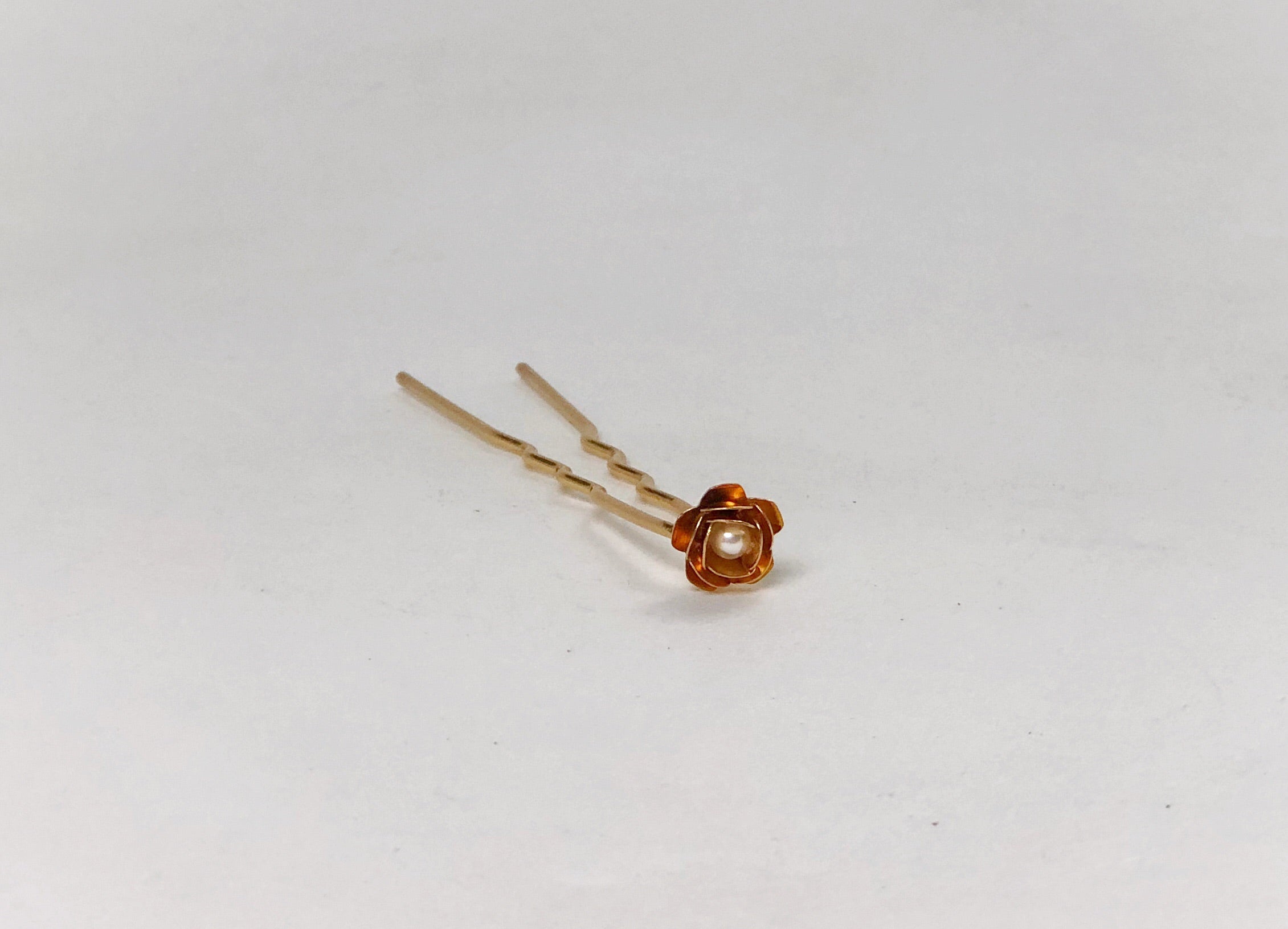 Preorder*** Tiny Rose Hair Prong