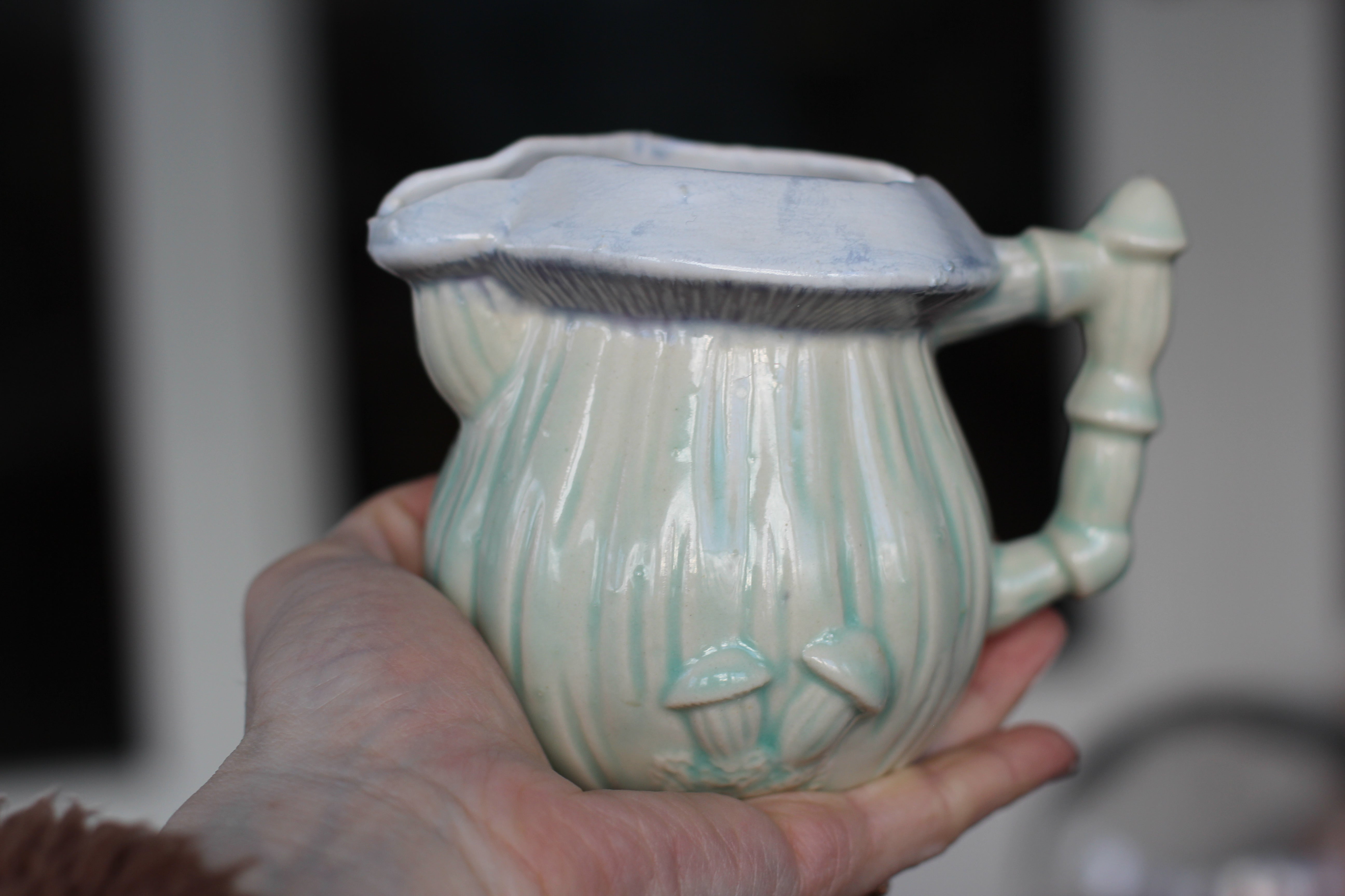 Hand Made Mushroom Inspired Creamer