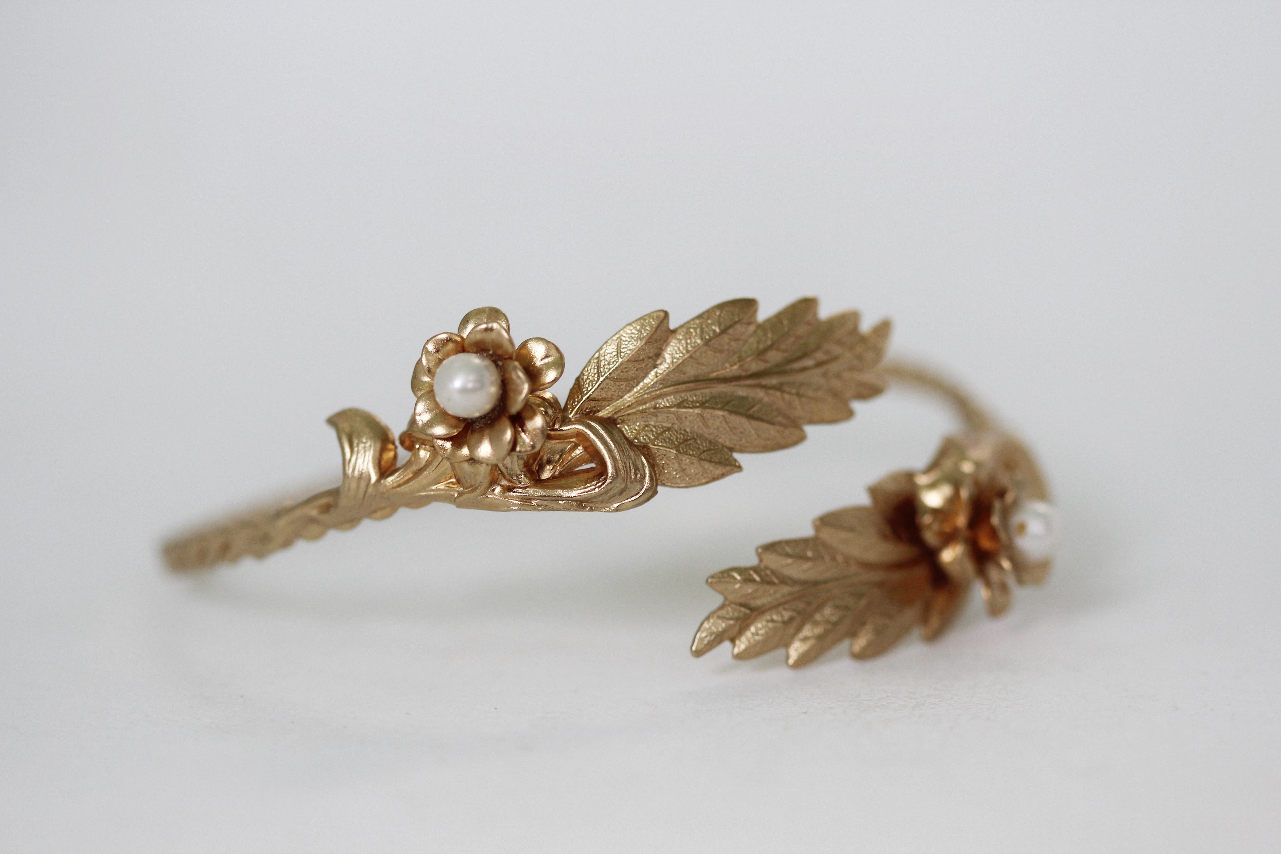 One-of-a-kind Floral Arm Band