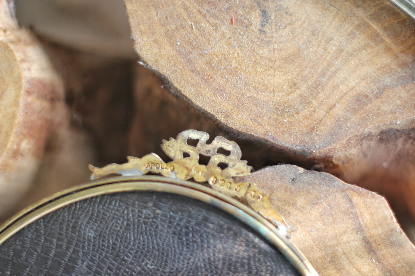 Antique Distressed French Victorian Mirror Tray