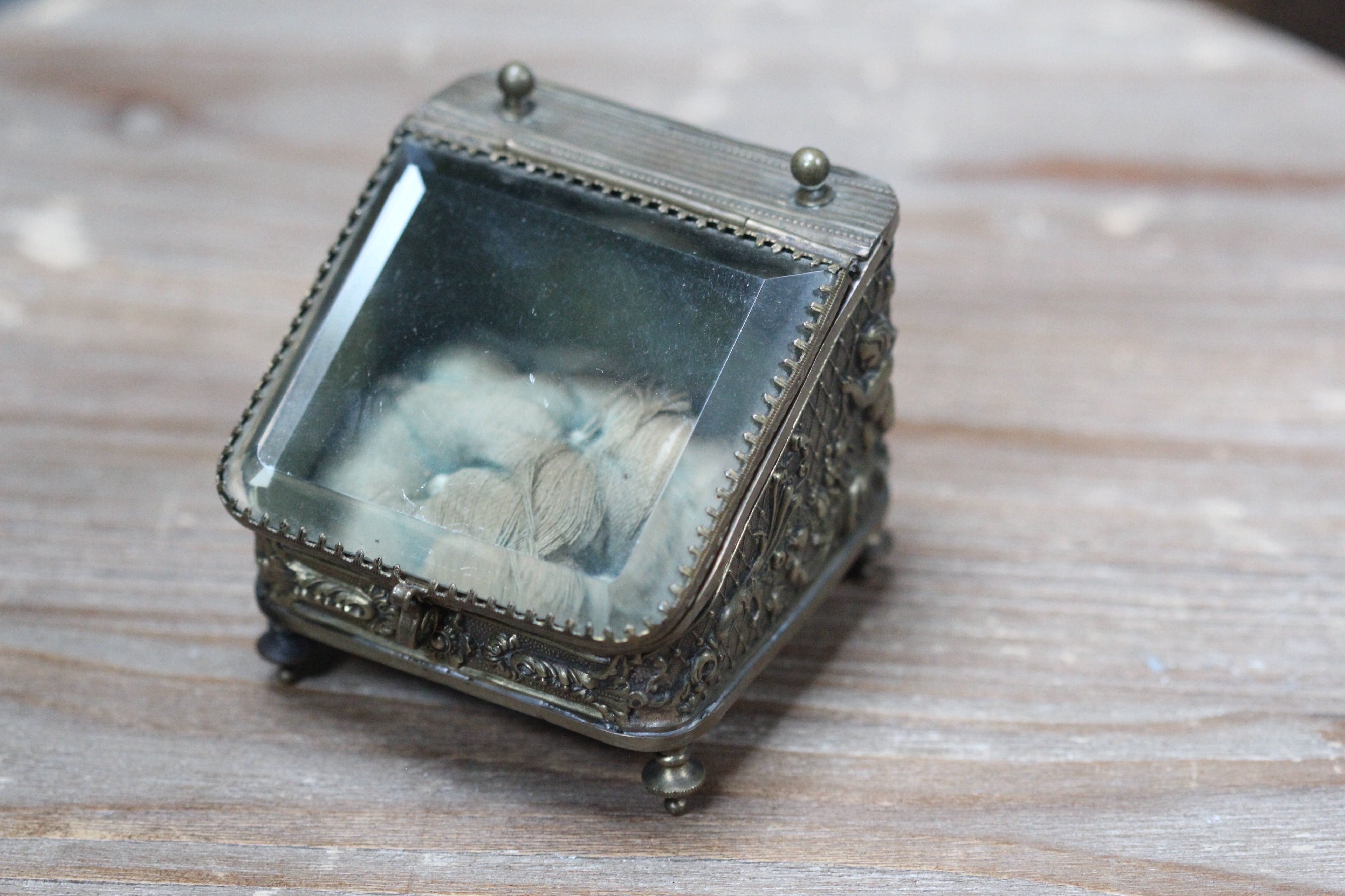 Tafted French Victorian Jewelry Box
