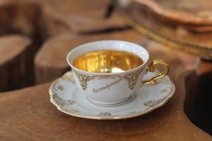 Antique Gold Bavaria Cup & Saucer