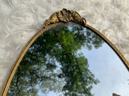 Vintage Dogwood Vanity Mirror