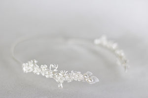 Royal Calla Lily Bloom Goddess Crown