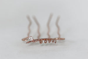 Preorder * Dainty Crystal Lily of the Valley Floral Hair Prong