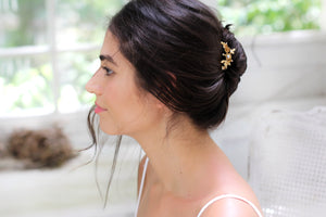 Spring Blossom Floral Hair Prong