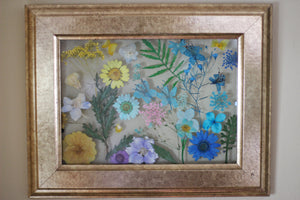 Pressed Flowers Framed Collage