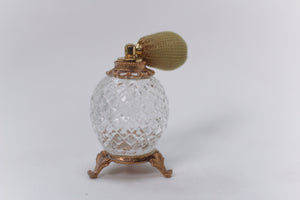 Antique Stylebuilt Ormolu Atomizer Perfume Bottle