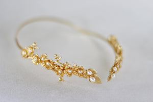 Royal Calla Lily Bloom Goddess Crown