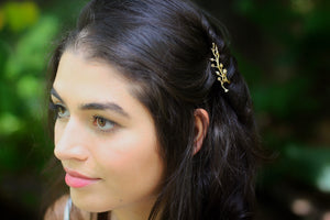 Enchanted Garden Floral Hair Prong