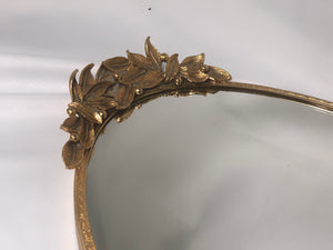 Antique Leaves & Berries Mirror Tray