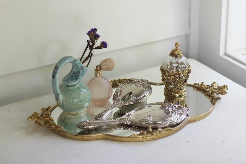 Vintage Silver Vanity Set