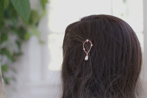 Discounted * Floral Eden Wreath Barrette