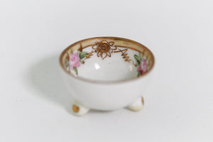 Vintage Miniature Floral Ring Dish