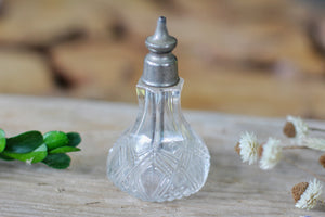 Antique Crystal Glass Perfume Bottle